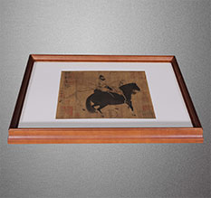 阿克塞书画装裱配框服务案例