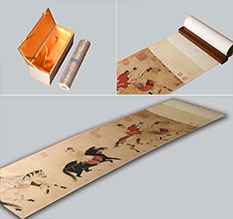 阿克塞馆藏书画复制博物馆书画复制服务